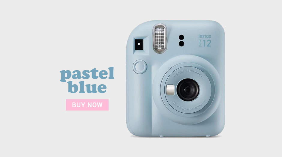 mquina fotogrfica instax mini 12 da fujifilm azul