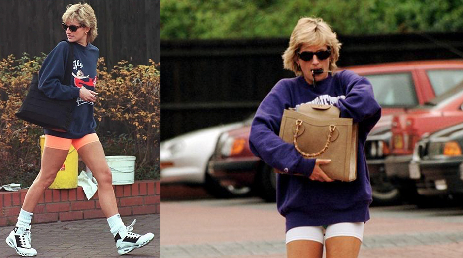 princess diana walking the streets in the 70's