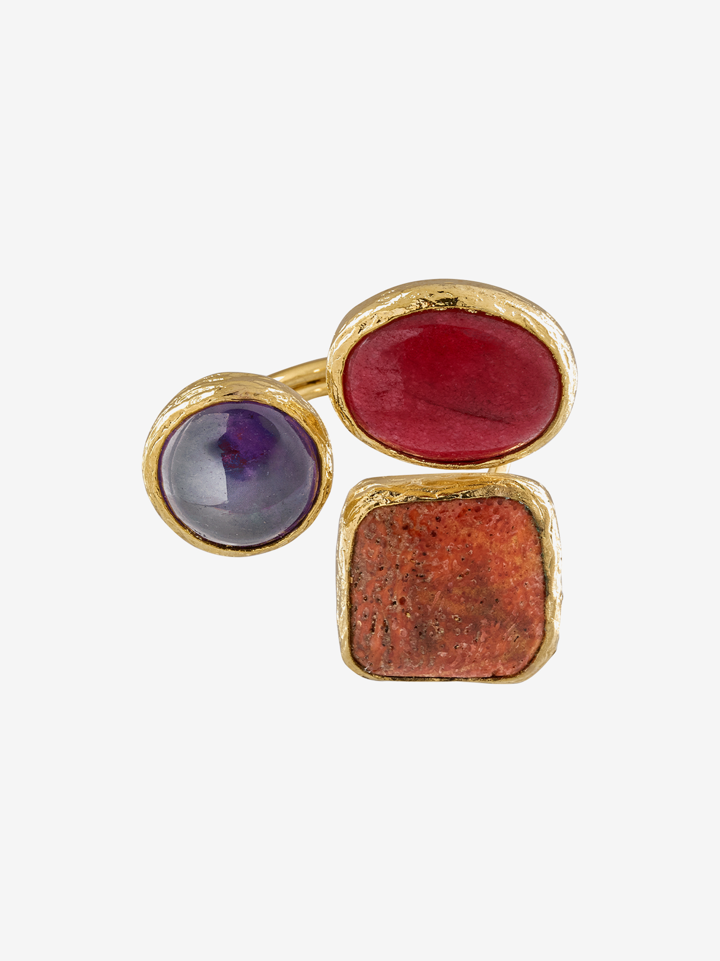 Anel Susmie's Avant-Garde Vermelho