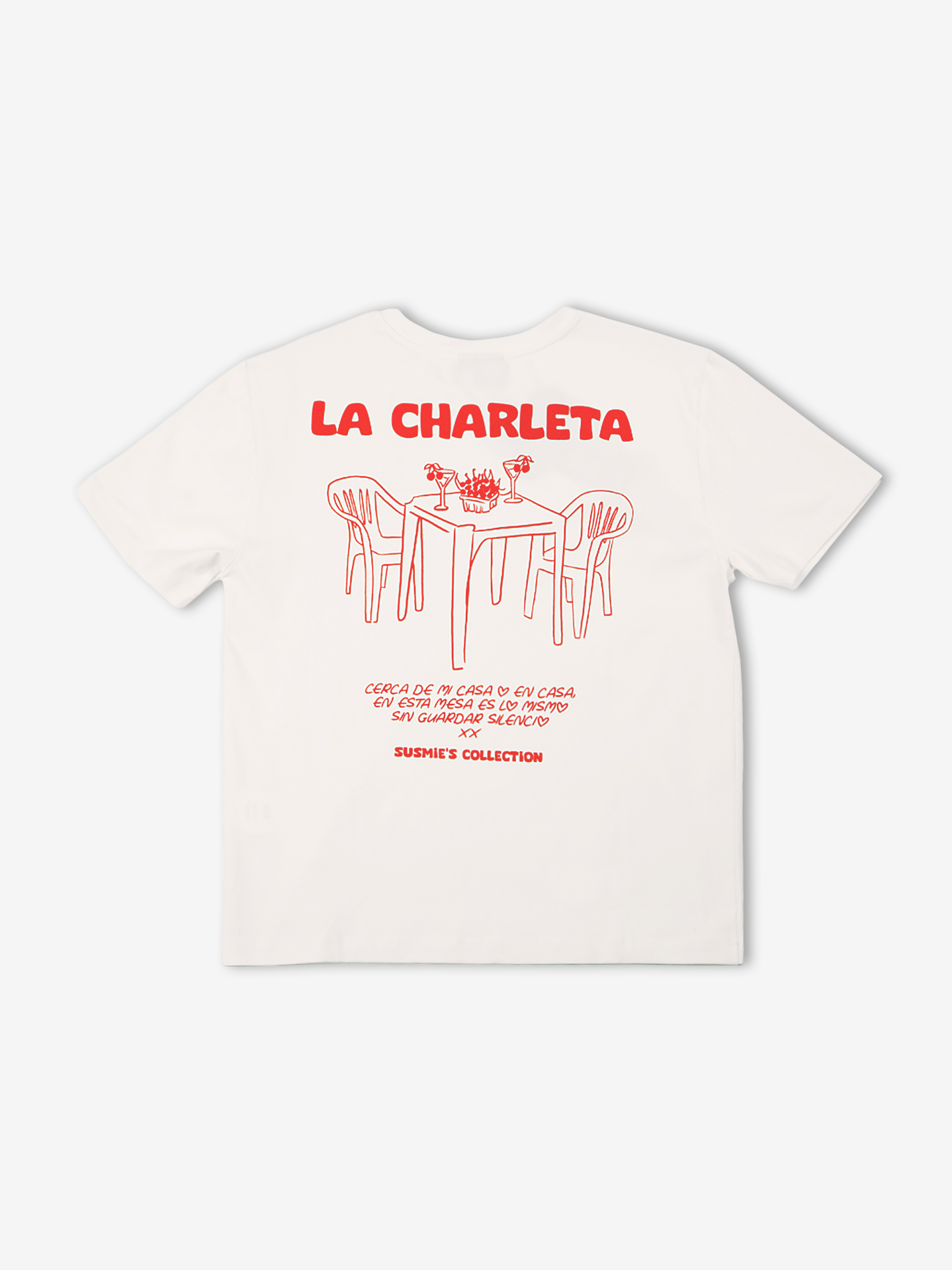 T-shirt Susmie's La Charleta Branca