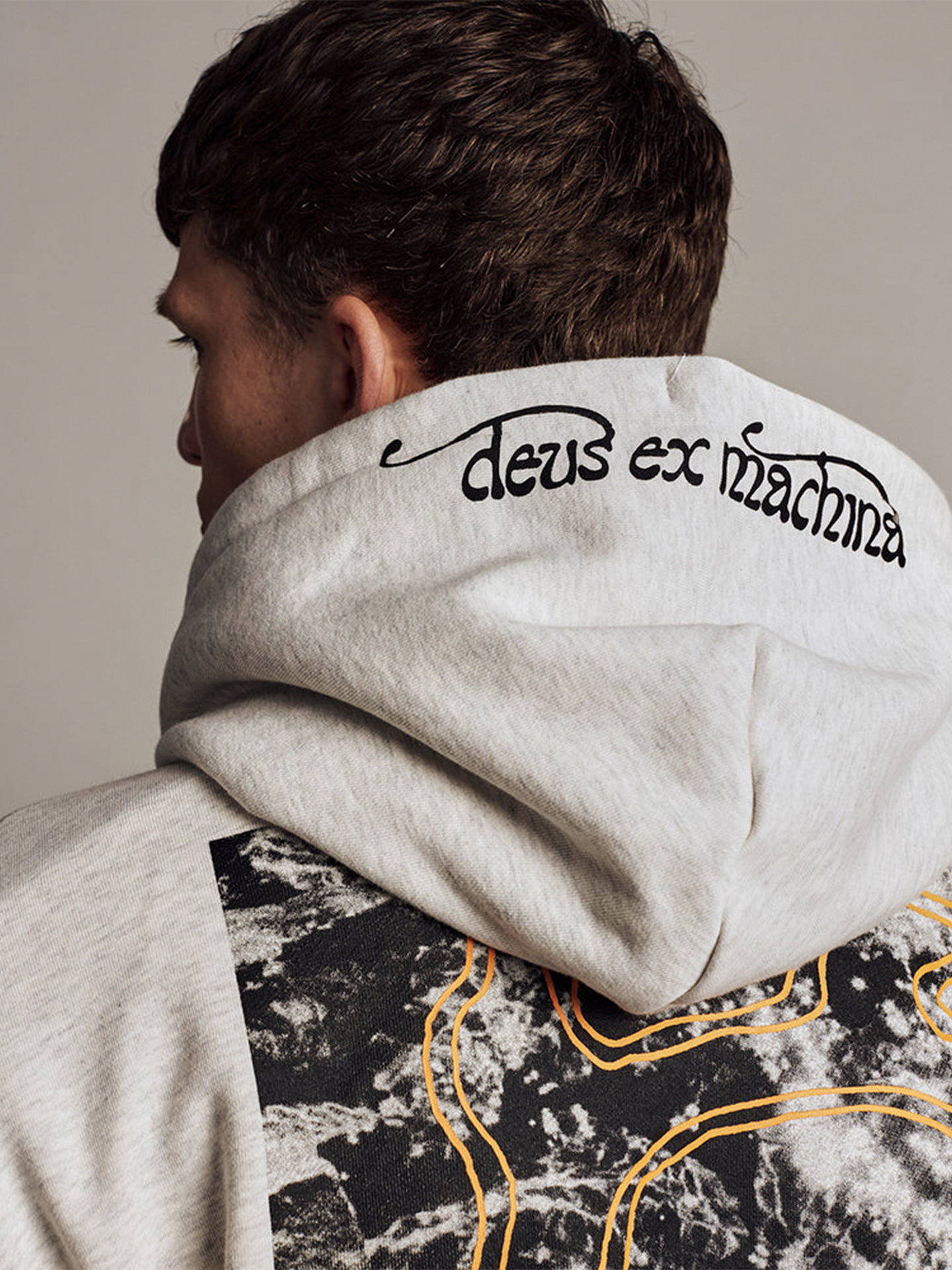 Camisola com Capuz Deus Ex Machina Migration Cinzenta
