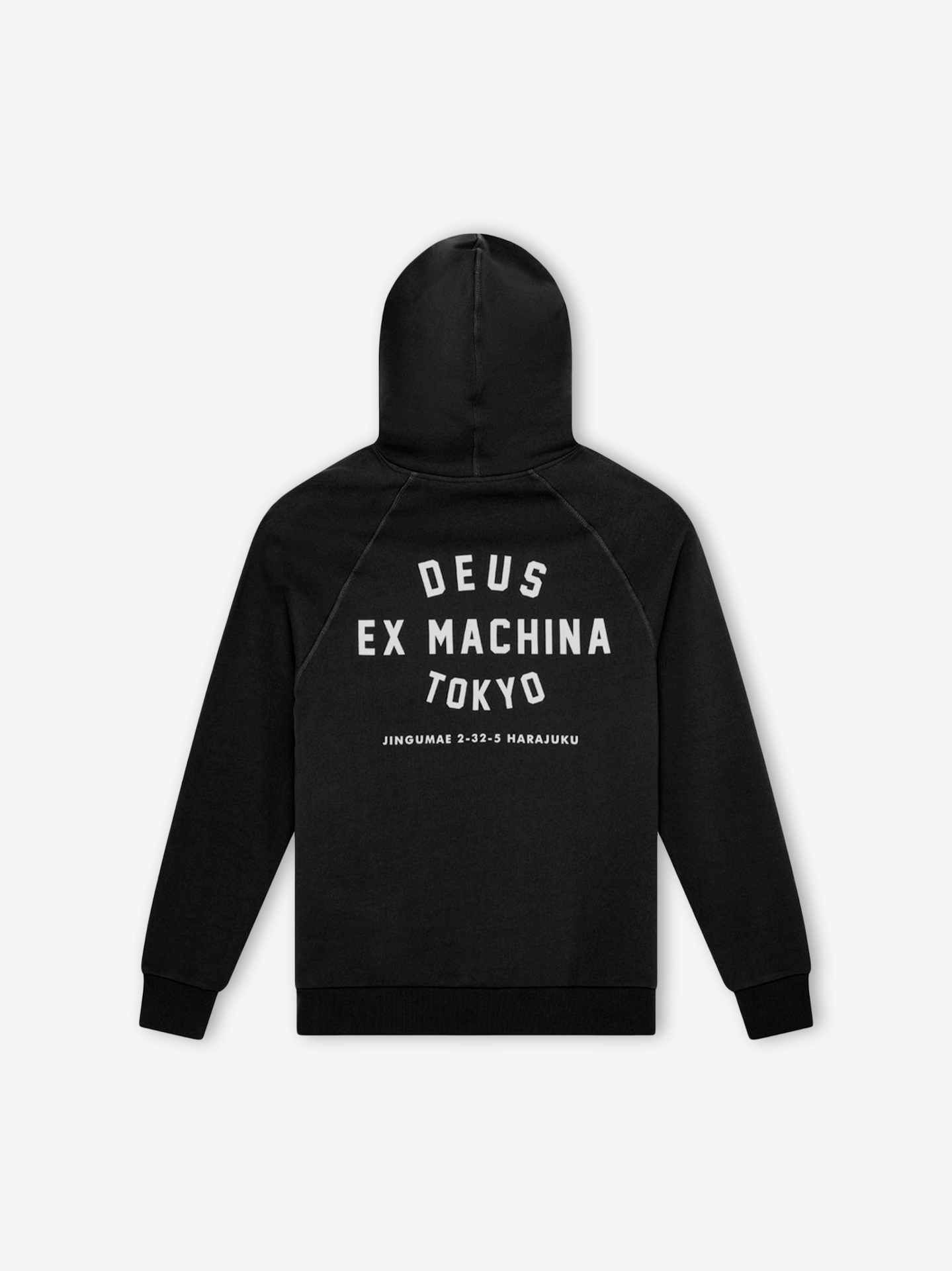 Camisola com Capuz Deus Ex Machina Harajuku Address Preta