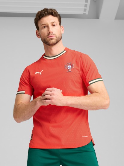 Puma Portugal Home Authentic Red 2025 Jersey