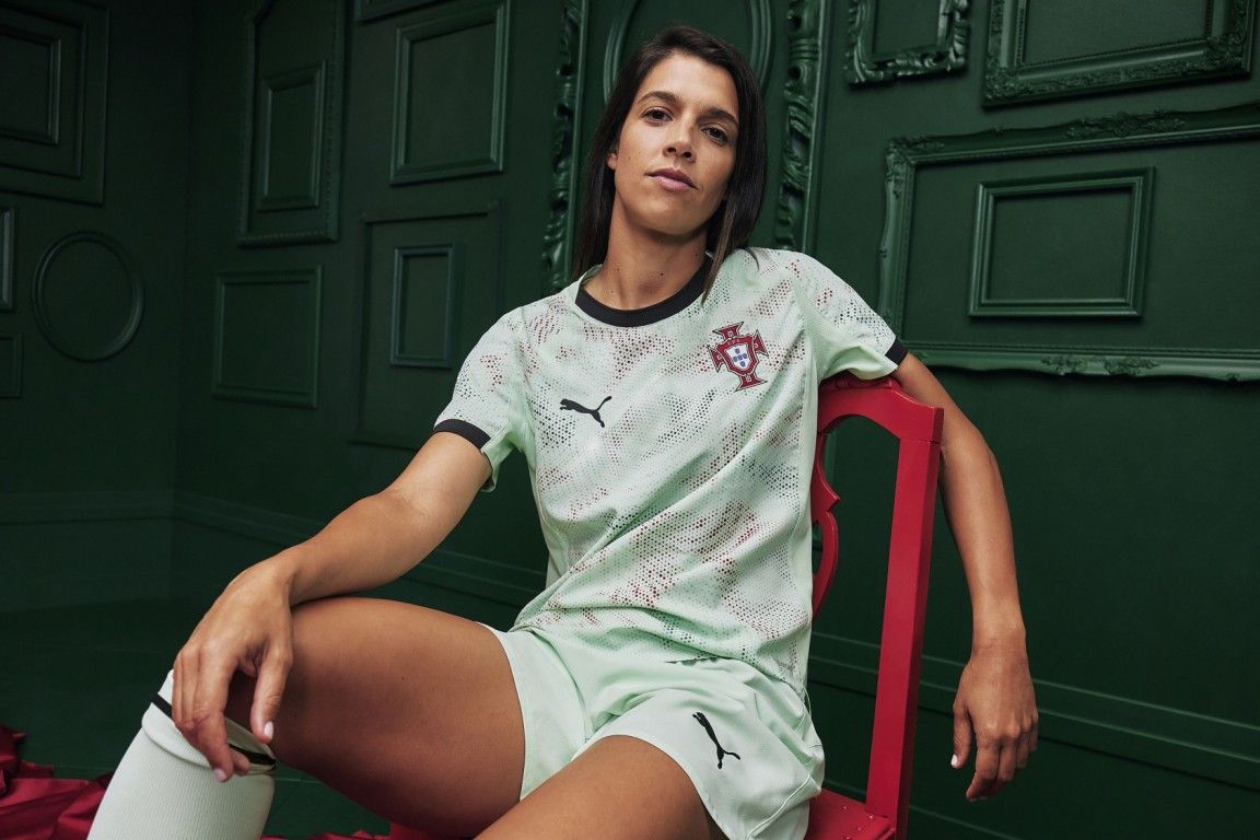 Camisola Puma Portugal Alternativa Verde W 2025
