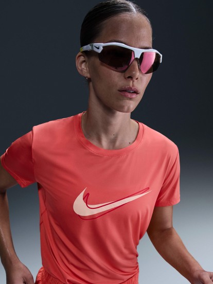 Nike One Swoosh Dri-FIT Salmon Running T-shirt For Women