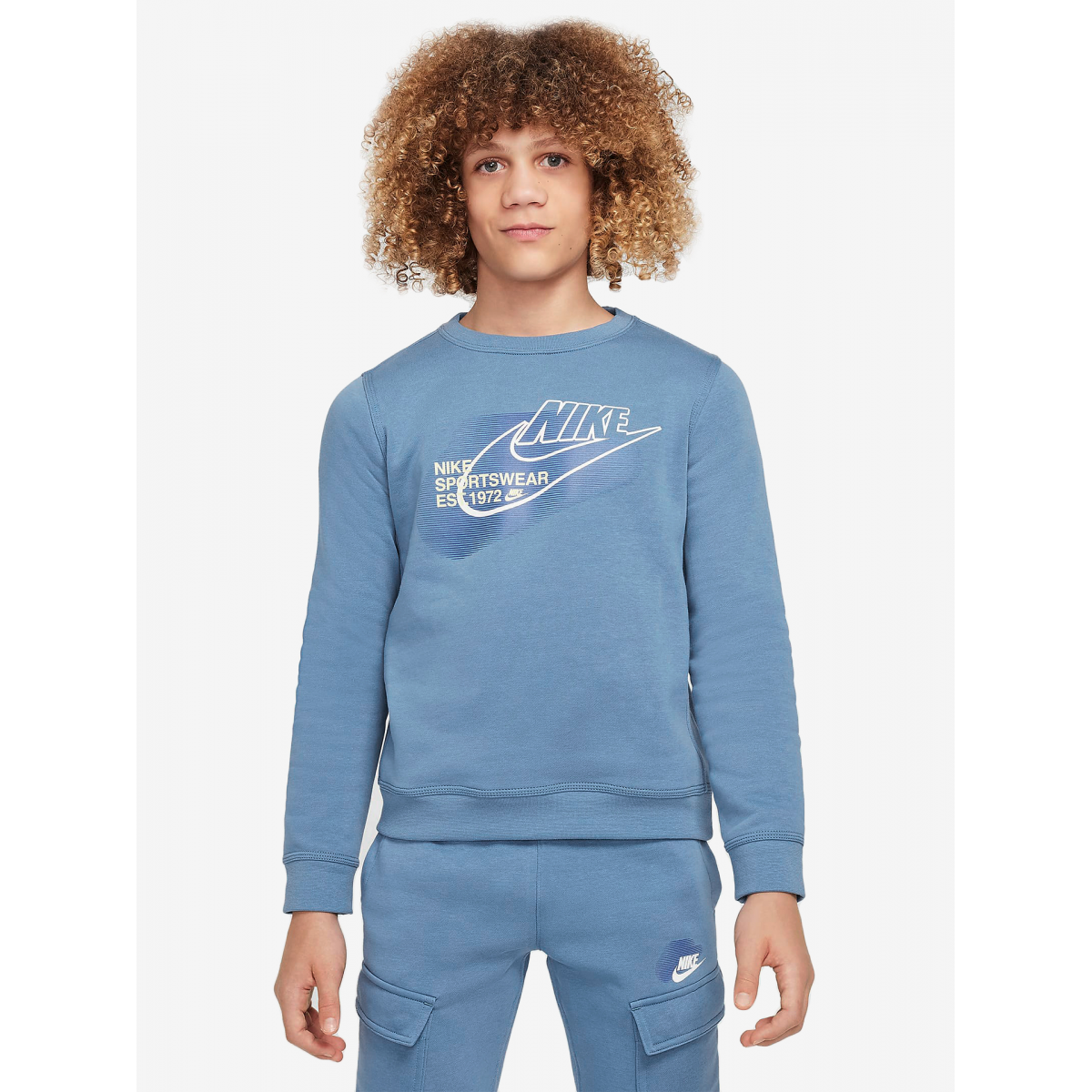 とし Sudadera Nike Sportswear Standard Issue Junior - HM4336-429 - BZR