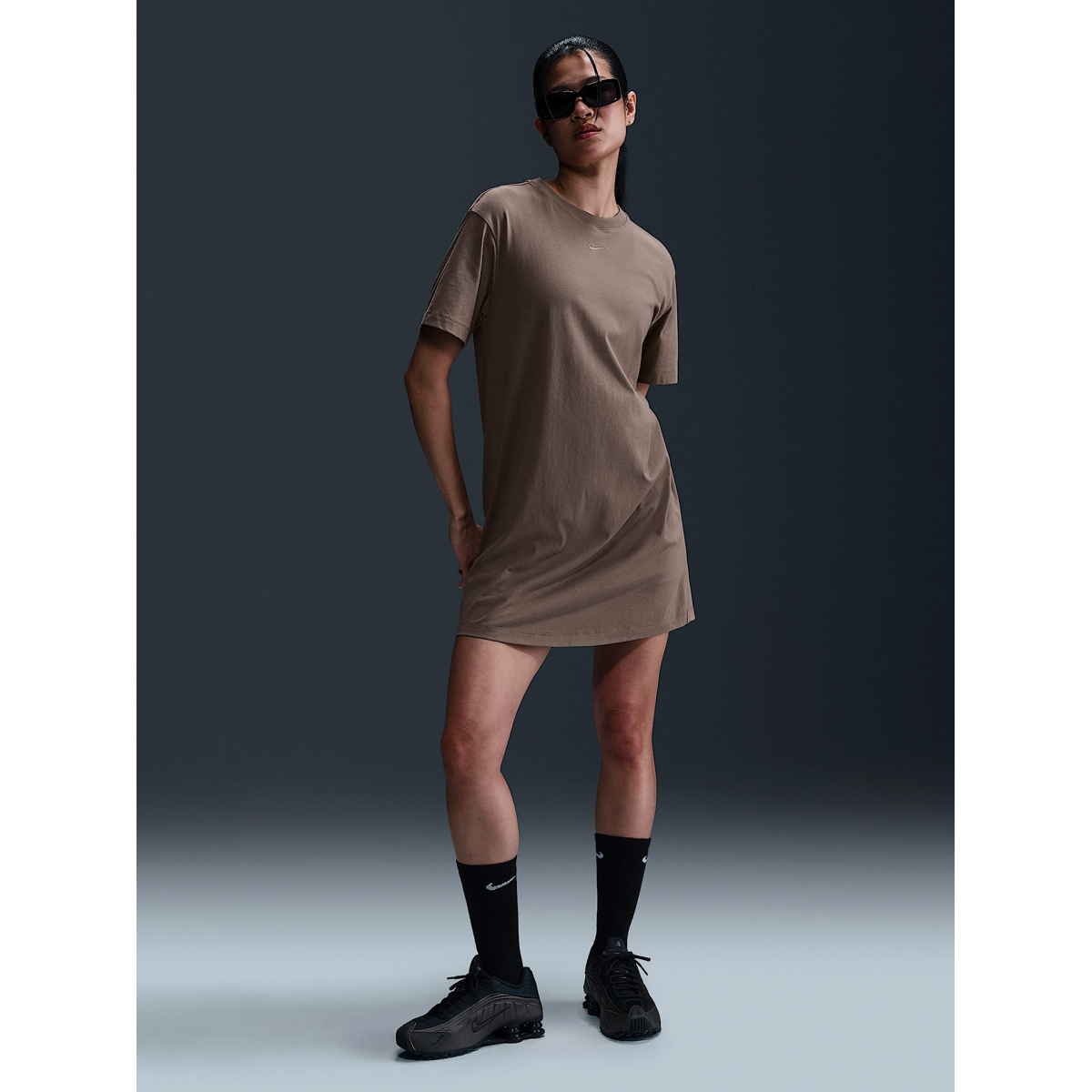 nike brown dress Brown Nike T-Shirt Dress main image 1