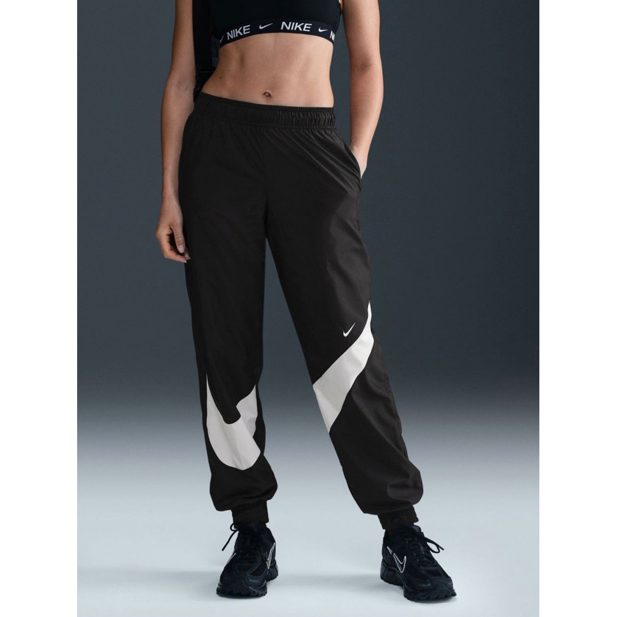 nike swoosh pants women's