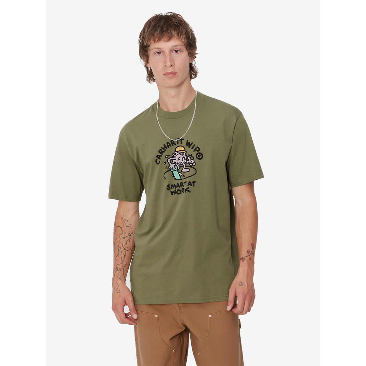 Tシャツ・カットソー Carhartt FW24 'S/S Smart' T-shirt (I033963 2BQXX) Carhartt WIP Smart T-shirt - I033963.2BQ.XX | BZR Online