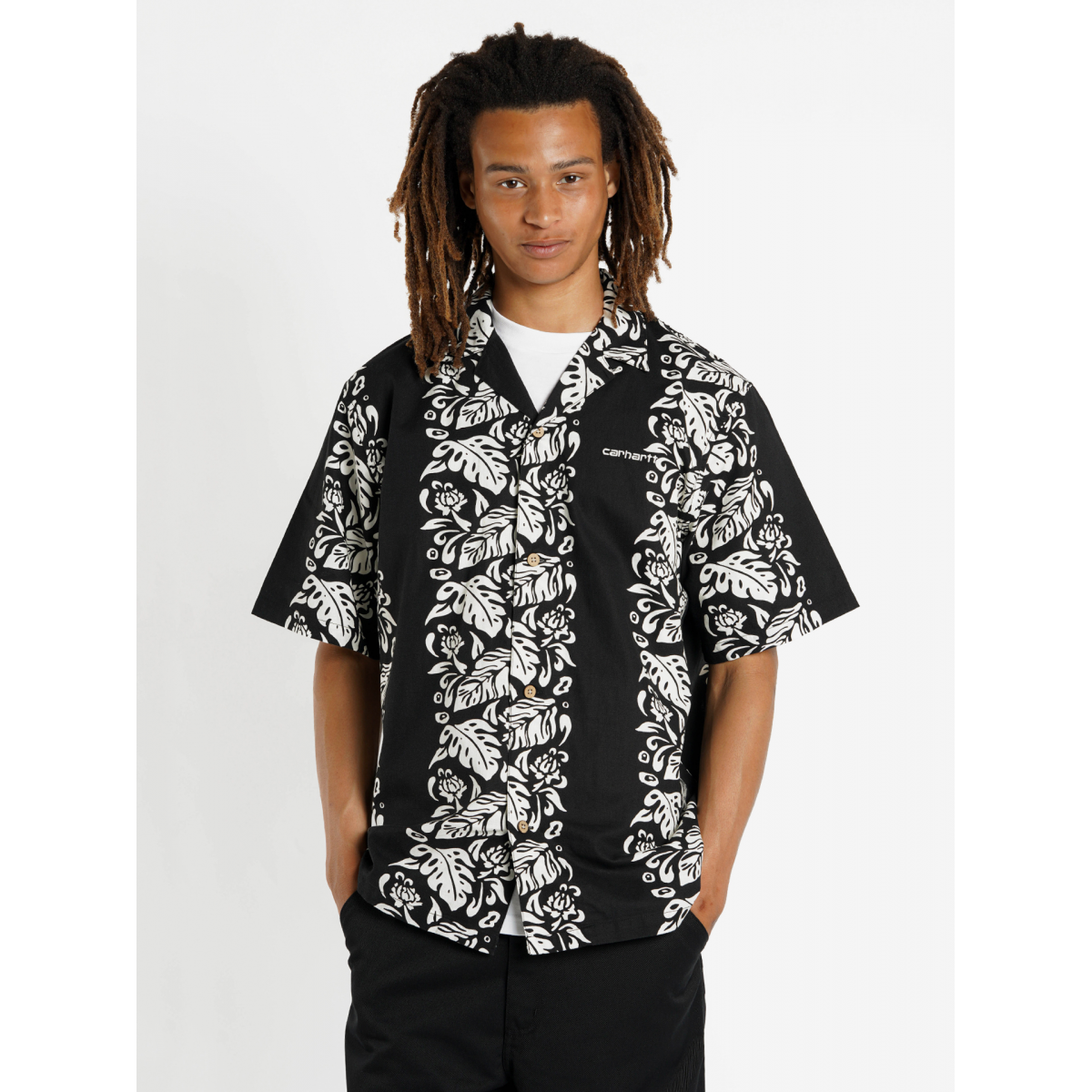 CARHARTT フロラルフリントシャツ I033072 27CXX carhartt-wip-s-s-floral-shirt-