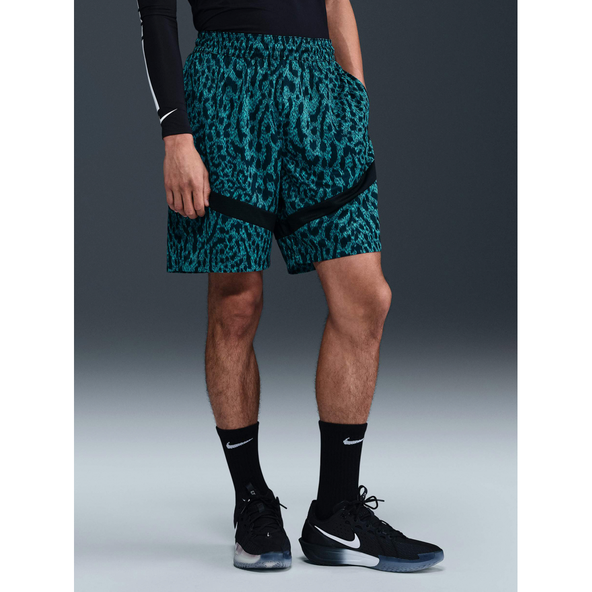 nike cheetah dri fit shorts