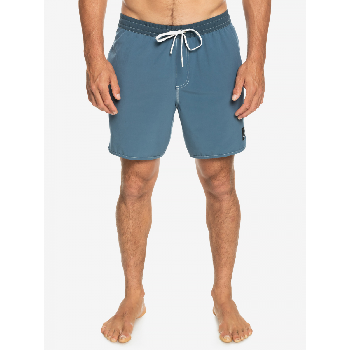 Shorts De Baño Quiksilver Endless Trip 17 Volleys Hombre - Naranja Y Azul