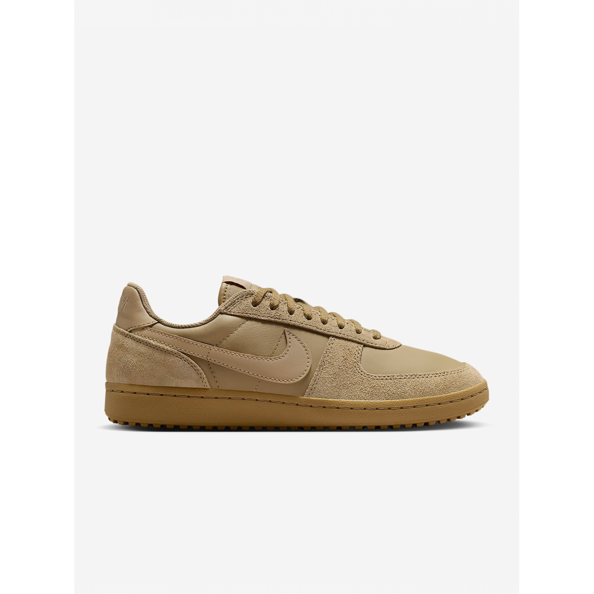 camel coloured nike trainers