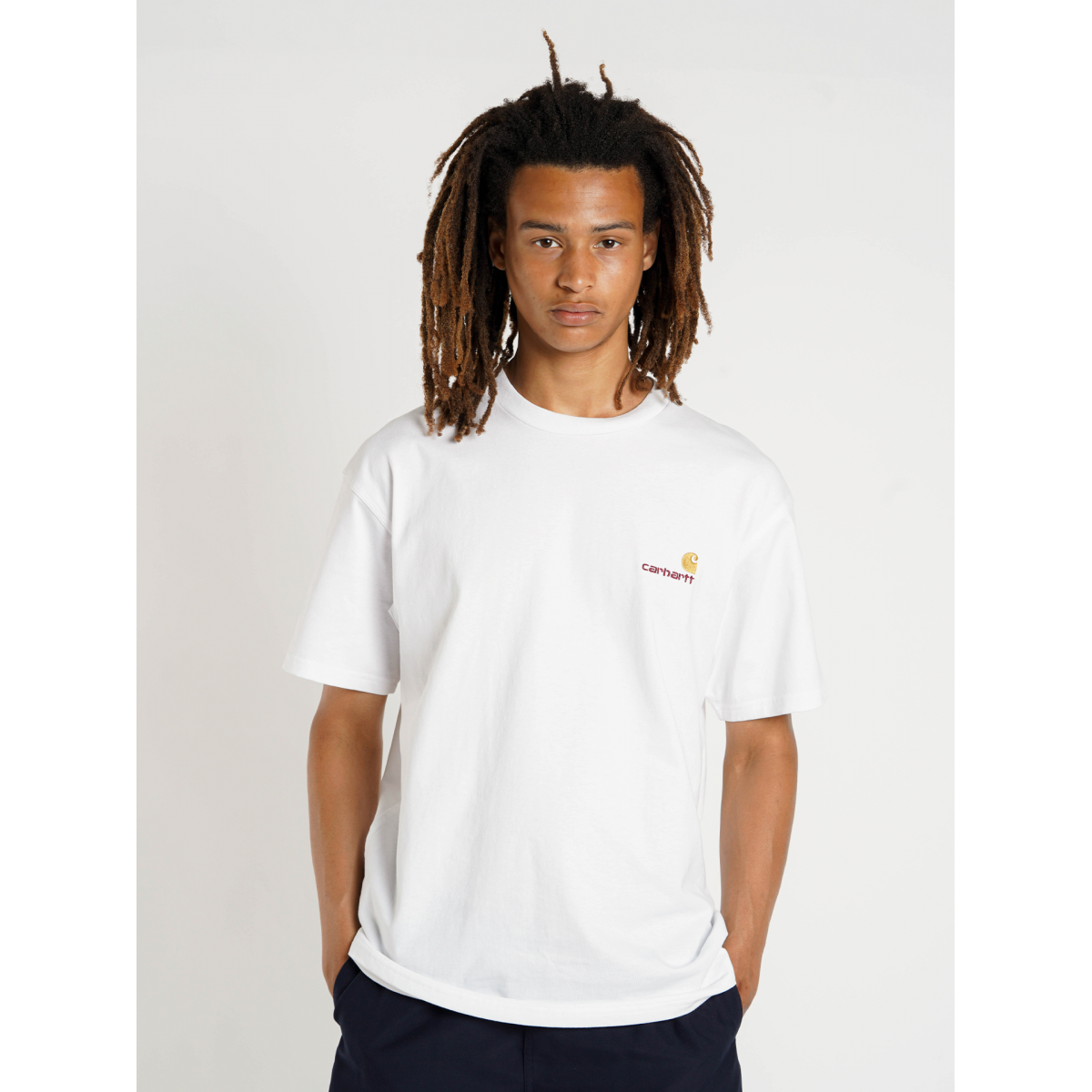 T-shirt Carhartt WIP American Script - I029956.02.XX - BZR