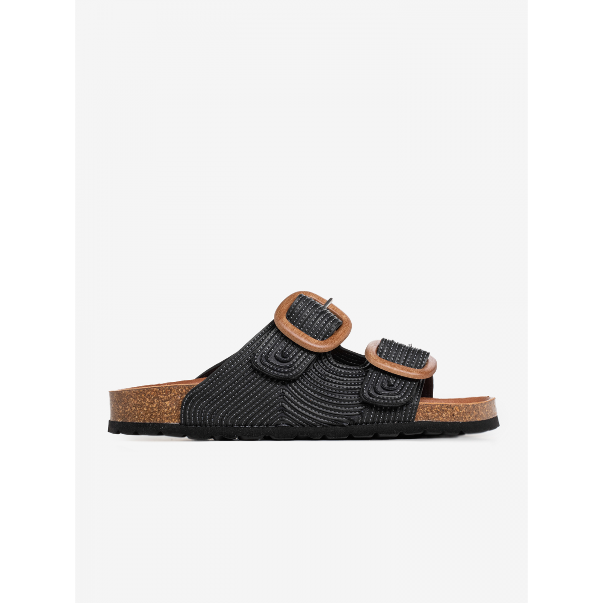 VERBENAS Ruth Sandalen Damen - Barfuß Sandalen Schwarz