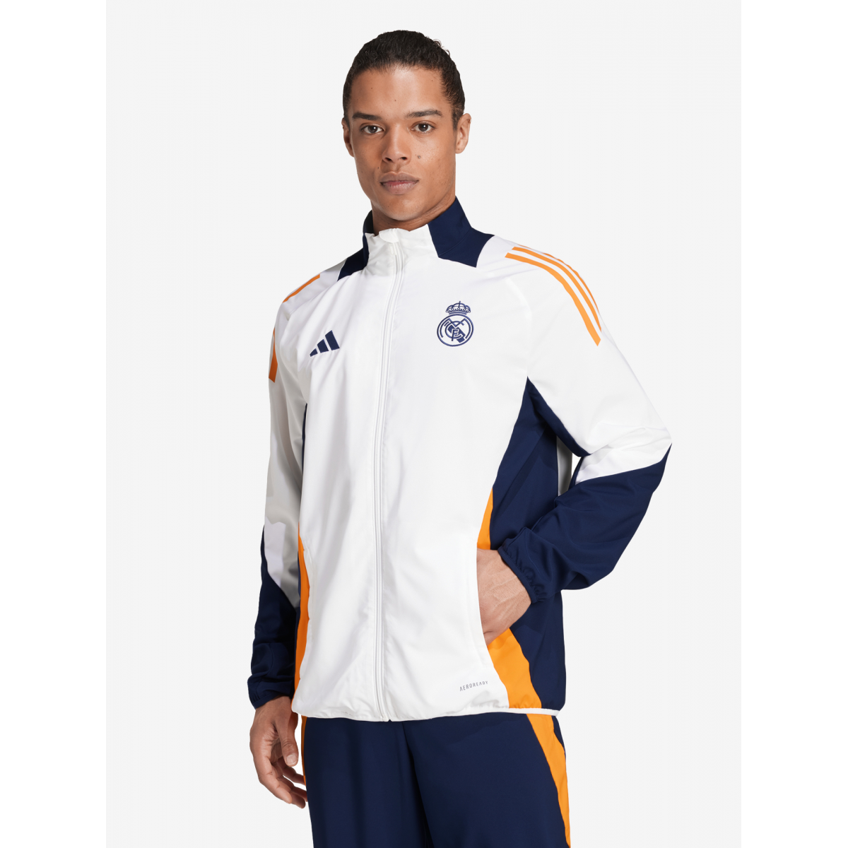 real madrid pre match jacket