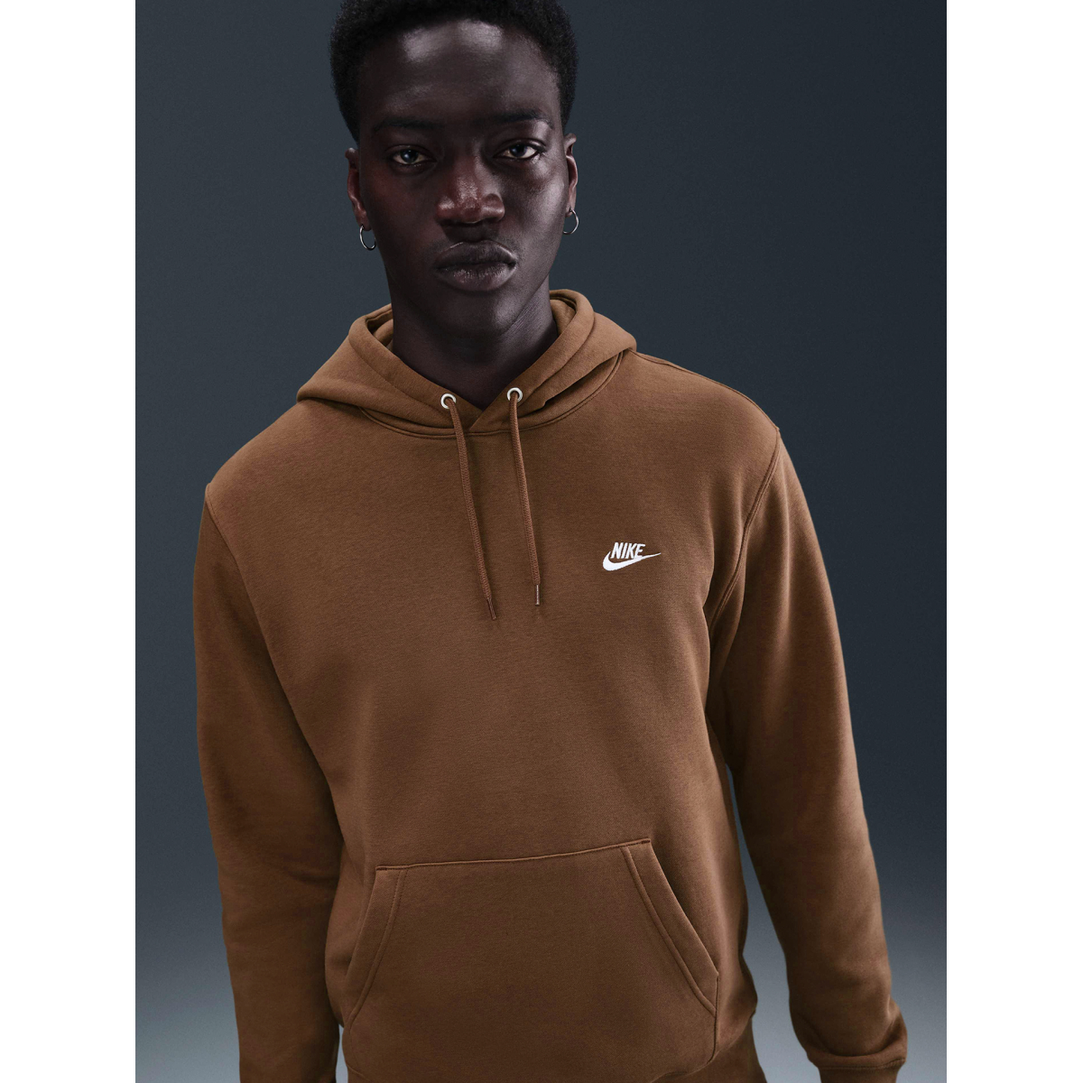 brown nike hoodie men