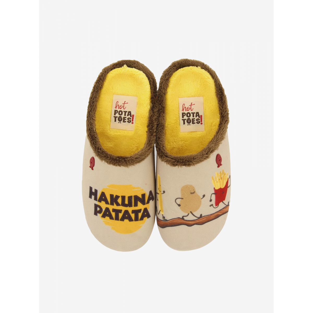 Pantoffel Hot Potatoes Kids Liath Grey | Bedsupply
