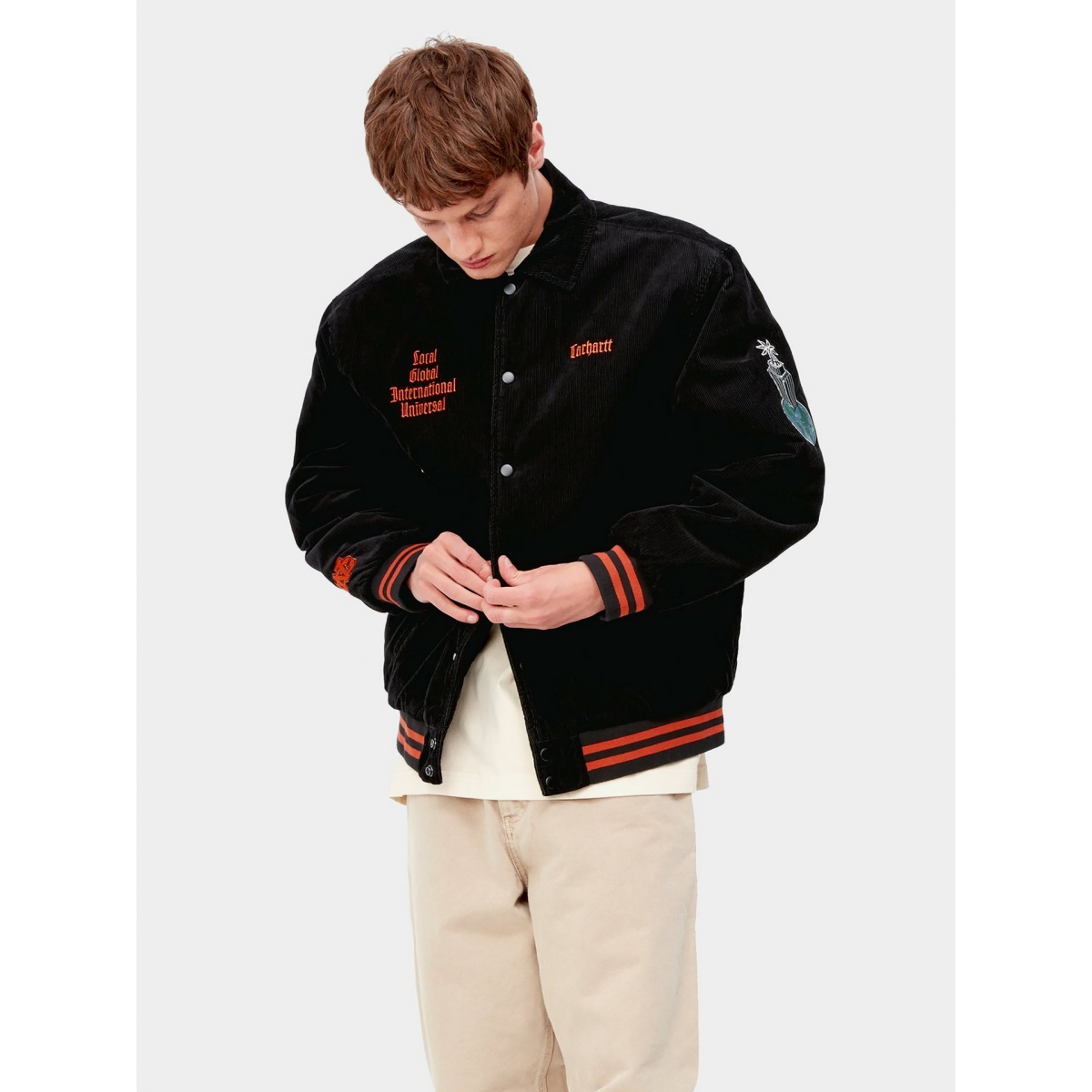 Carhartt WIP Letterman Jacket - I030819.18F.XX | BZR Online