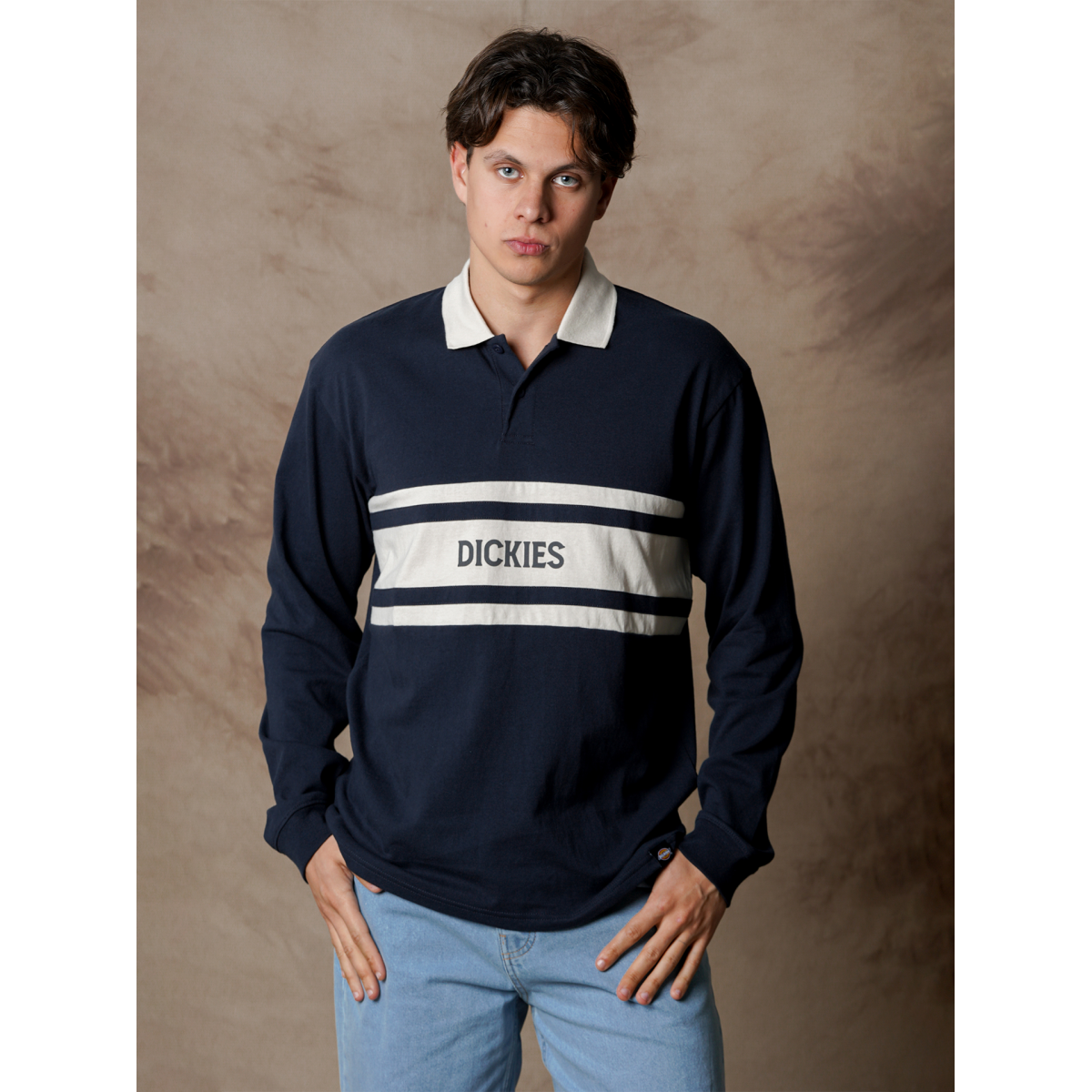 Dickies Yorktown Rugby LS Polo - DK0A4YRADNX | BZR Online