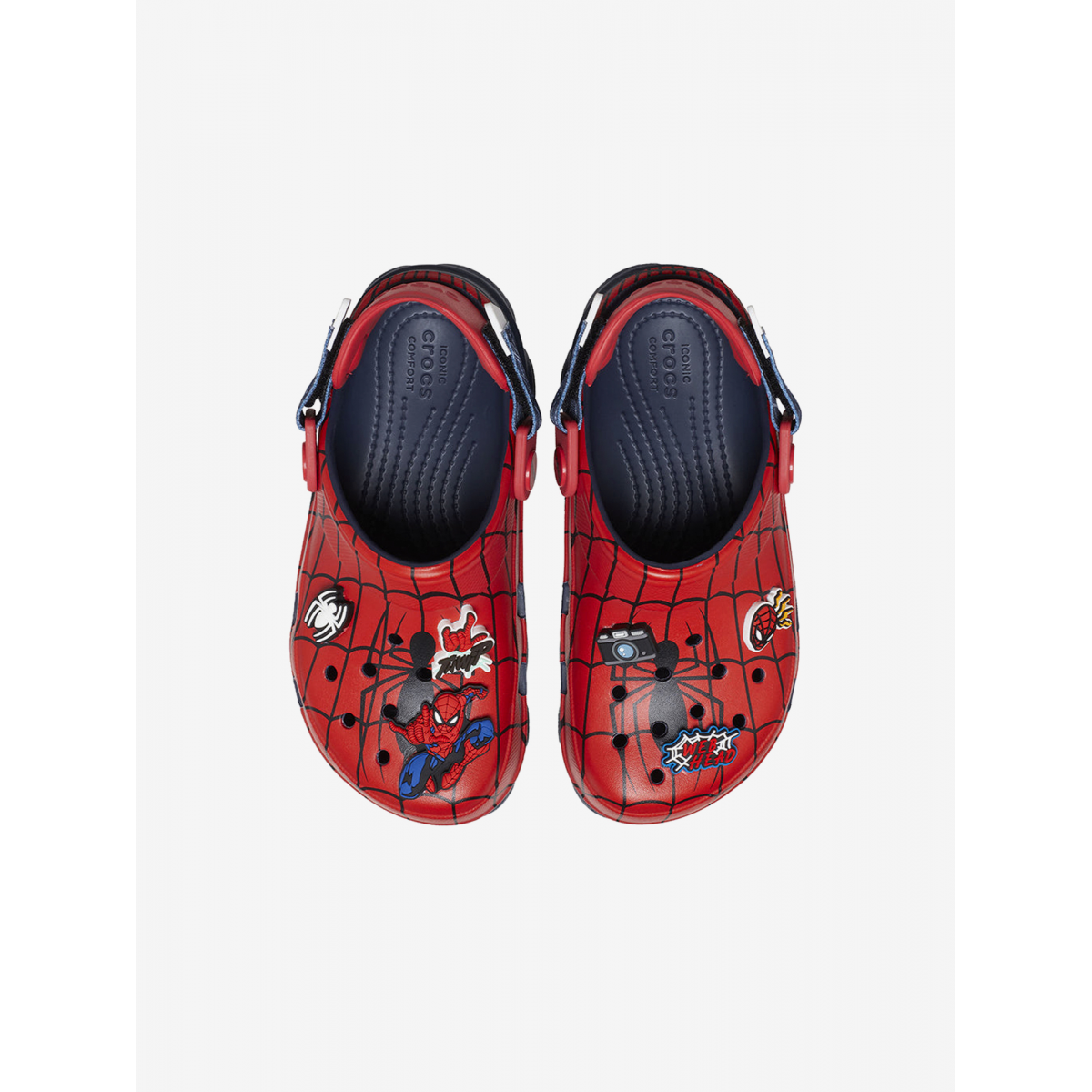 Crocs Spider-Man All Terrain Toddler Red and Blue Sandals - 209258-410 ...