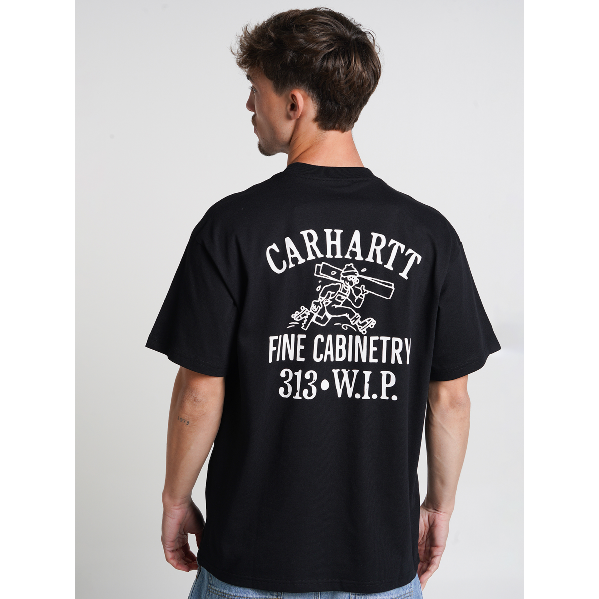 Carhartt WIP Cabinetry Black T-shirt - I034779.0D2.XX - BZR