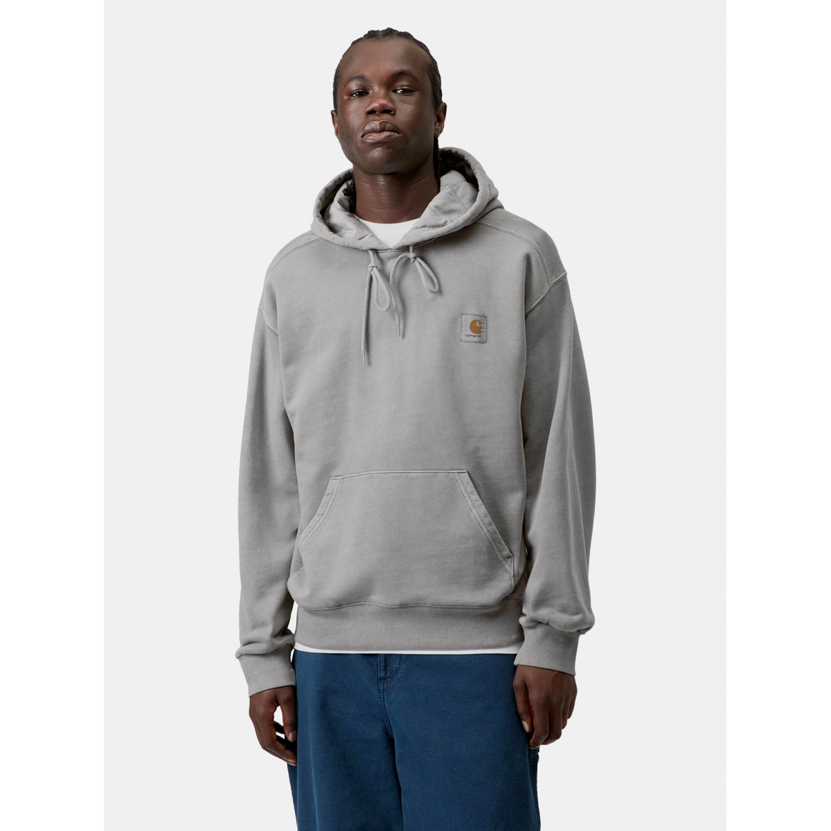 Carhartt WIP Nelson Hoodie in Grey | BZR Online - I029963.2LR.GD
