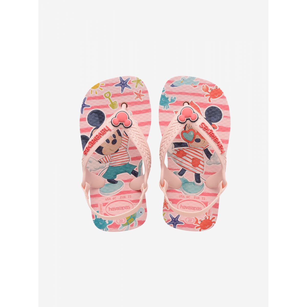 Havaianas Baby Disney Classics II Pink Sandals - 4137007-9994 - BZR Online