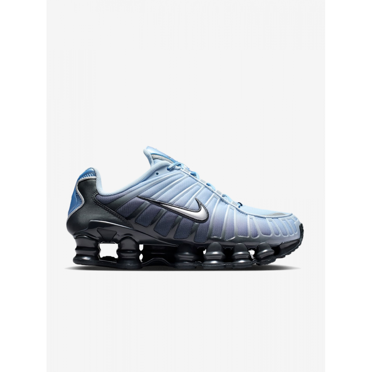 blue and grey nike shox