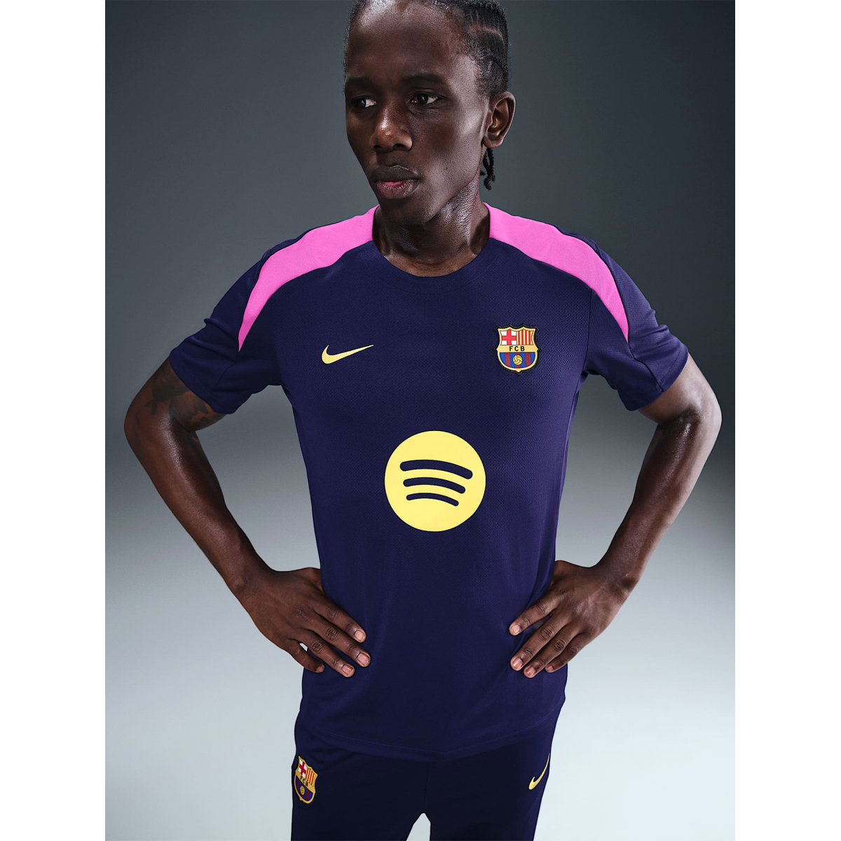 Nike F. C. Barcelona Strike Dri-FIT 25/26 Purple Jersey For Men